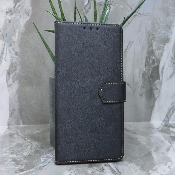 Samsung A57 5G. Книжка, Classic Simple Leather, черный