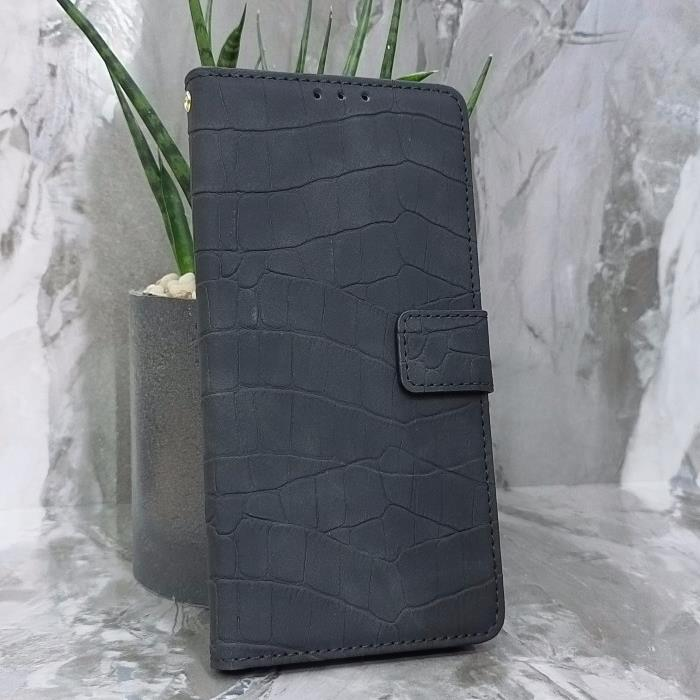 Xiaomi Redmi Note 15 Pro 4G. Книжка, Classic Croc Leather, черный