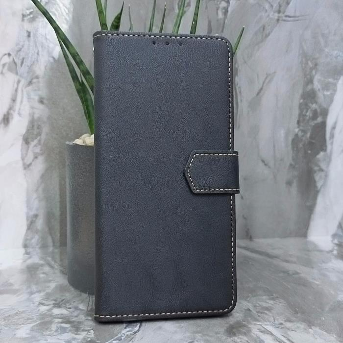 Huawei Honor X8d. Книжка, Classic Simple Leather, черный