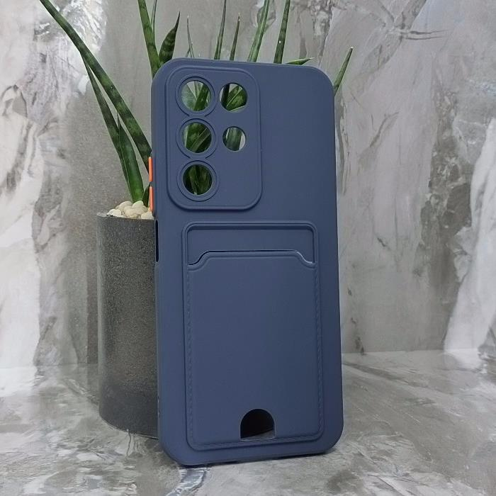 Realme C83. Накладка, New Slim Card, синий