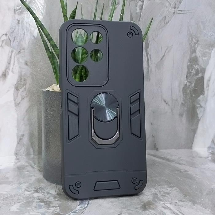Realme C85. Накладка, Shield Ring, черный