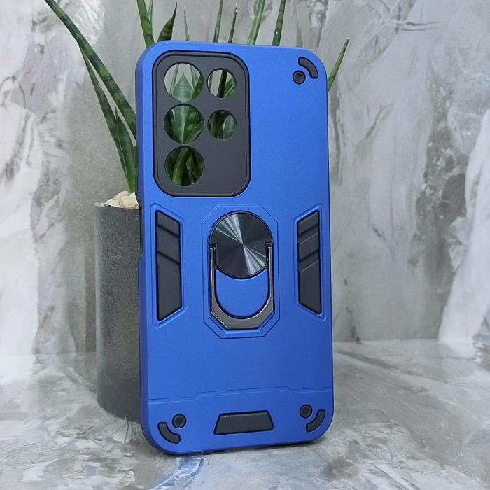 Realme C85. Накладка, Shield Ring, насыщенно-синий