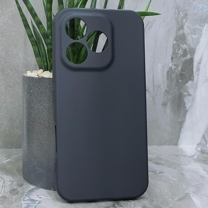 Huawei Honor 600 Lite. Накладка, Silicone Cover, черный