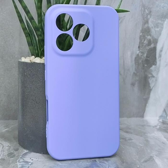 Huawei Honor 600 Lite. Накладка, Silicone Cover, сиреневый