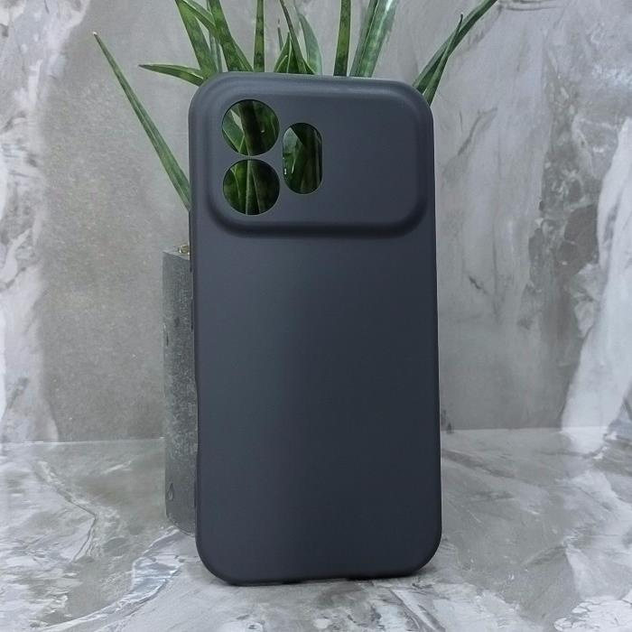 Huawei Honor 600. Накладка, Silicone Cover, черный