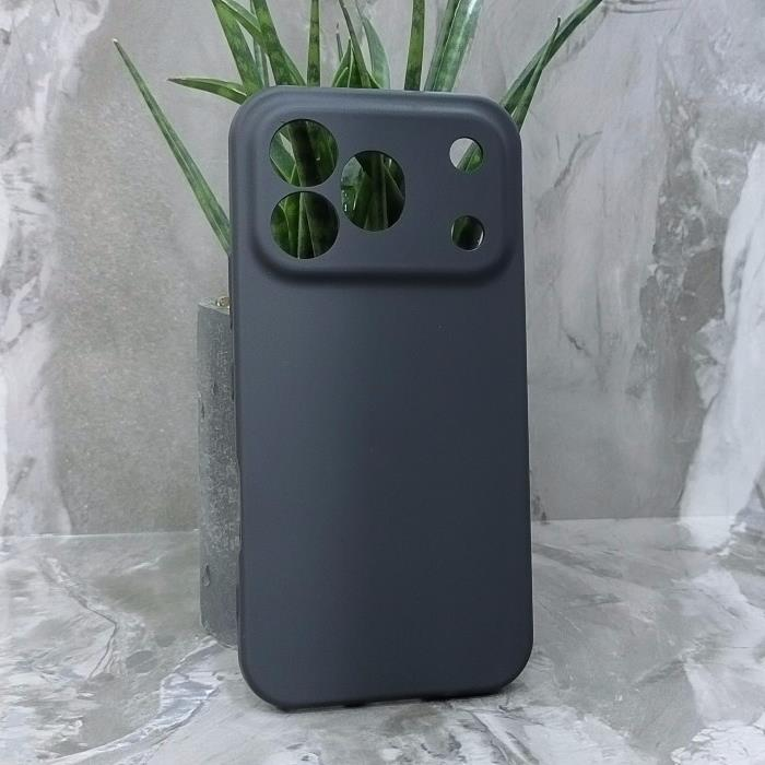 Huawei Honor 600 Pro. Накладка, Silicone Cover, черный