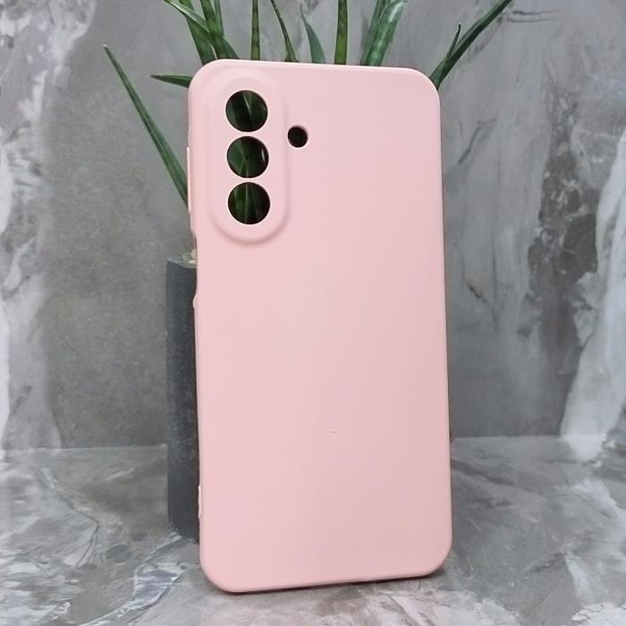 Samsung A27. Накладка, Silicone Cover, персиковый