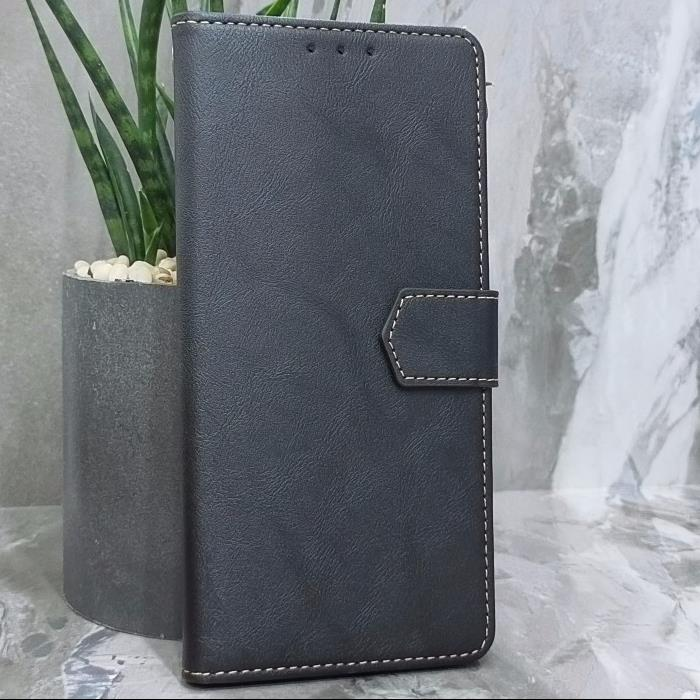 Huawei Honor X7е. Книжка, Classic Simple Leather, черный