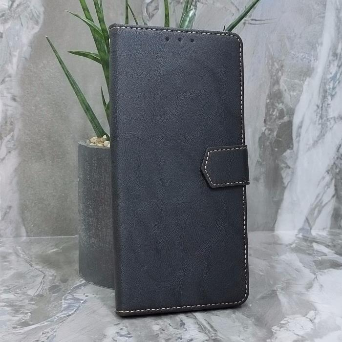 Xiaomi Redmi 17. Книжка, Classic Simple Leather, черный