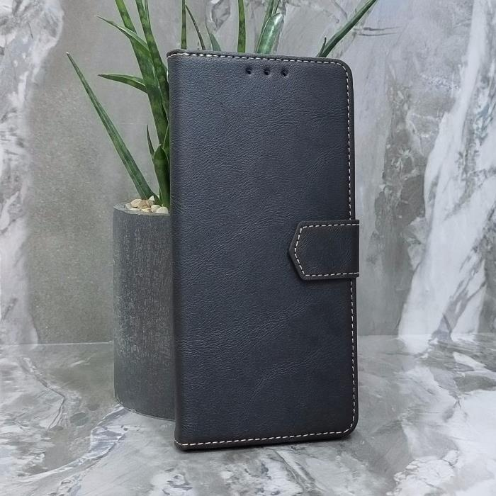 Xiaomi Redmi Note 17 Pro 5G. Книжка, Classic Simple Leather, черный
