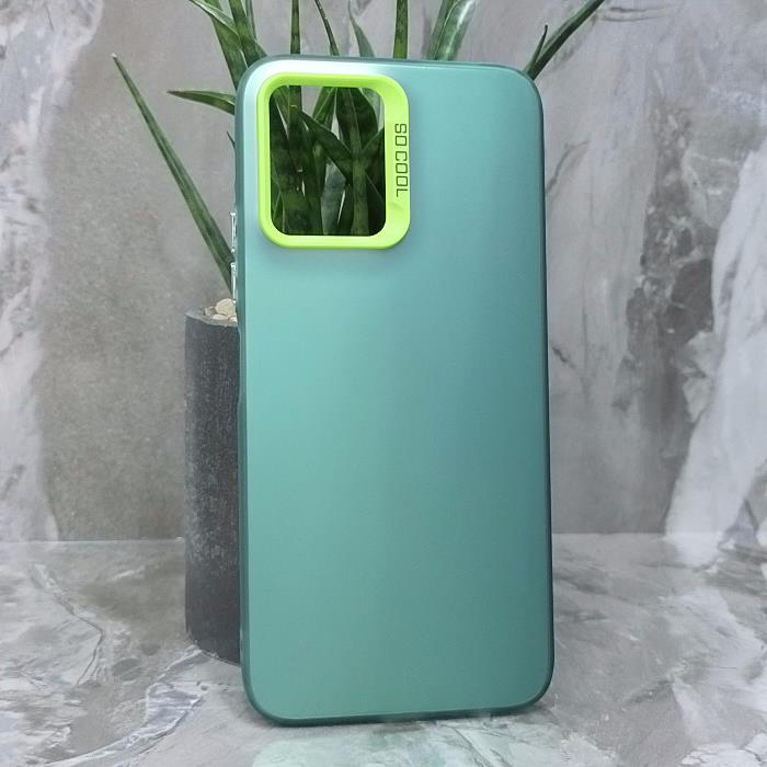 Infinix Smart 20. Накладка, So Cool, зеленый