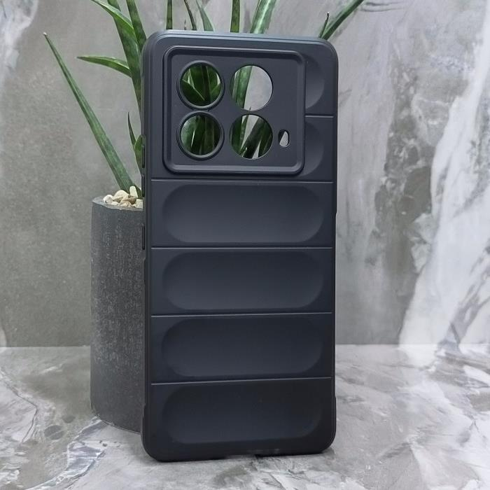 Infinix Note 40 5G. Накладка, Puffy Armor, черный