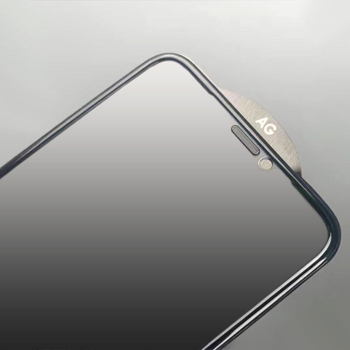 Стекло защитное для iPhone X/Xs/11 Pro, TPU Line Matte, черная рамка