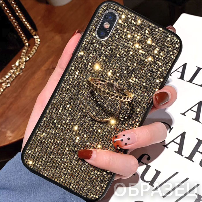 iPhone 6 Plus/6s Plus. Накладка, Sparkle Ring, золотой