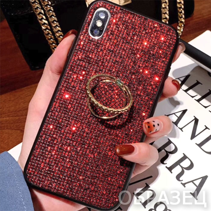iPhone 6/6s. Накладка, Sparkle Ring, красный