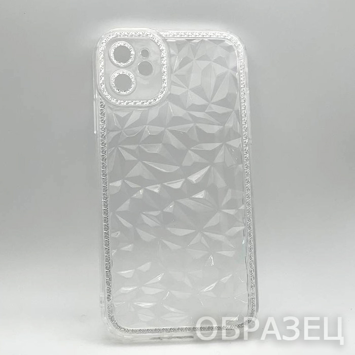iPhone 7 Plus/8 Plus. Накладка, Glam Edges Rhombus, прозрачный