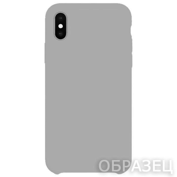 iPhone 7 Plus/8 Plus. Накладка, Silicone (без лого), серый