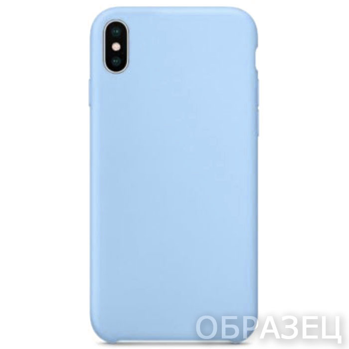 Samsung J3 2017. Накладка, Silicone Cover, голубой