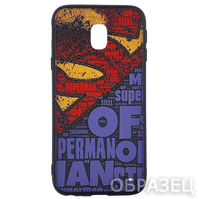 Huawei Honor 5X. Накладка, силикон + пластик, рельефная печать, Superman