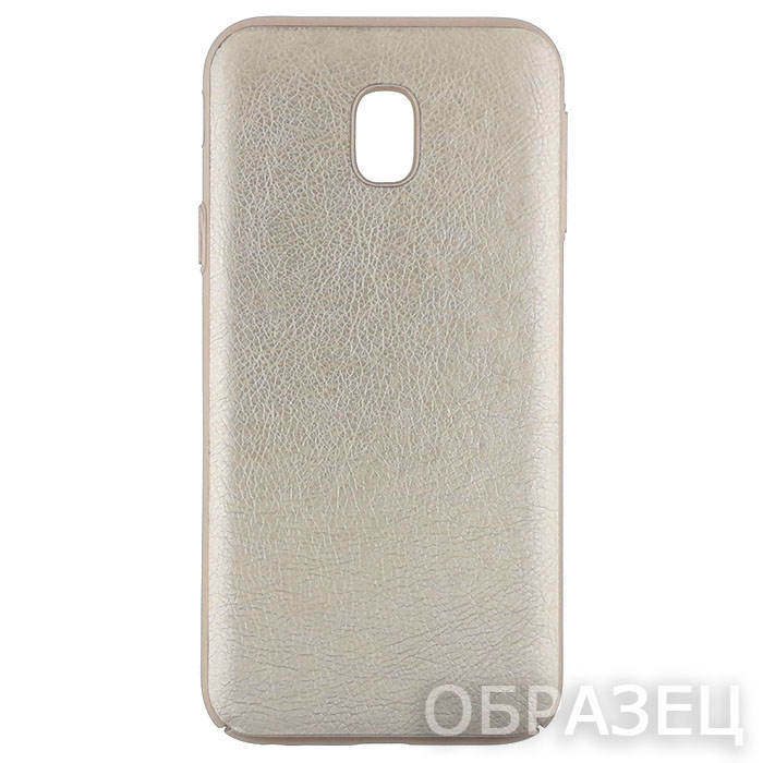 Xiaomi 4X. Накладка, пластик + экокожа, золотой