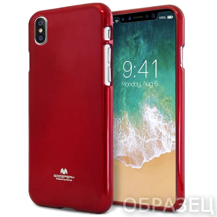 Samsung A3 2016. Накладка, силикон, Goospery Mercury, красный