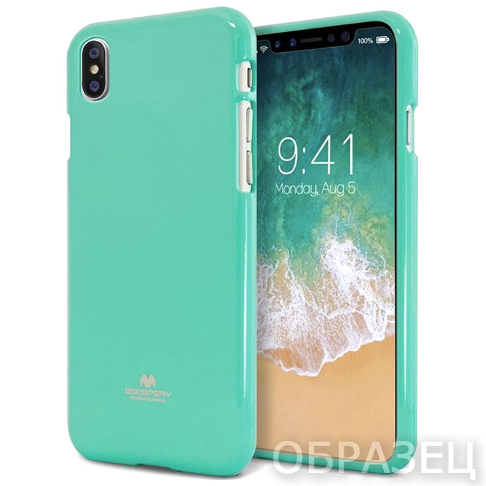 Samsung A3 2016. Накладка, силикон, Goospery Mercury, бирюзовый