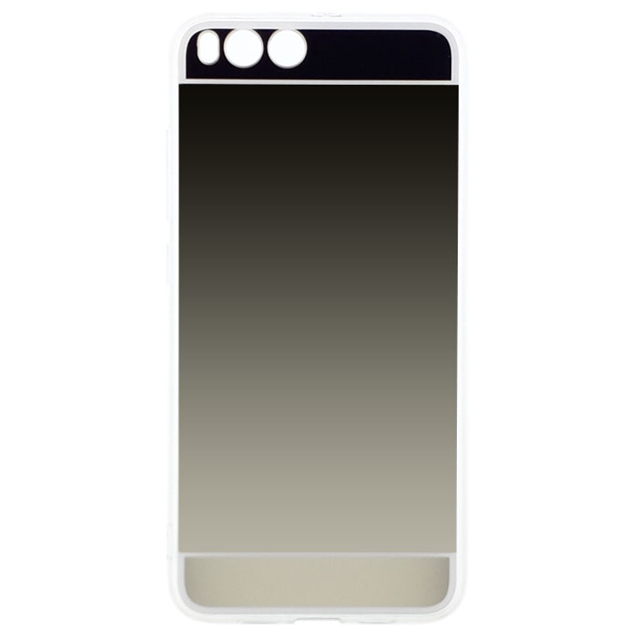 Xiaomi 6. Накладка, силикон, зеркальный, золотой