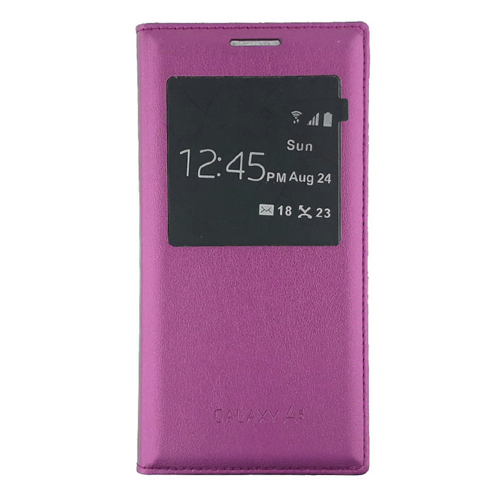 Samsung A5. Книжка, Smart View, розовый