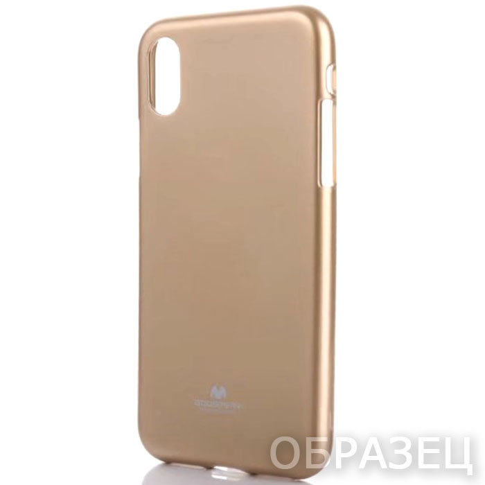 Samsung A7. Накладка, силикон, Goospery Mercury, золотой
