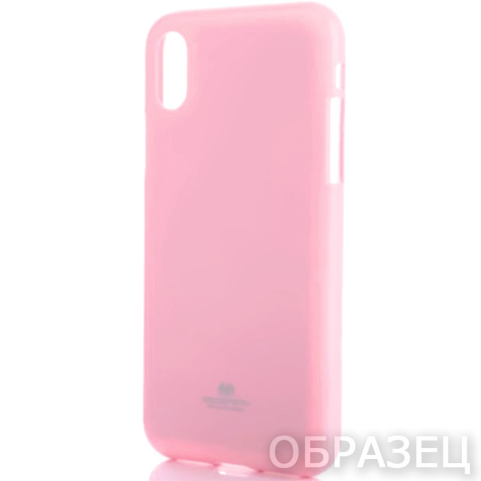 Samsung A7. Накладка, силикон, Goospery Mercury, светло-розовый