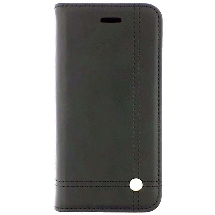 Huawei Y7. Книжка, экокожа, встроенный магнит, черный