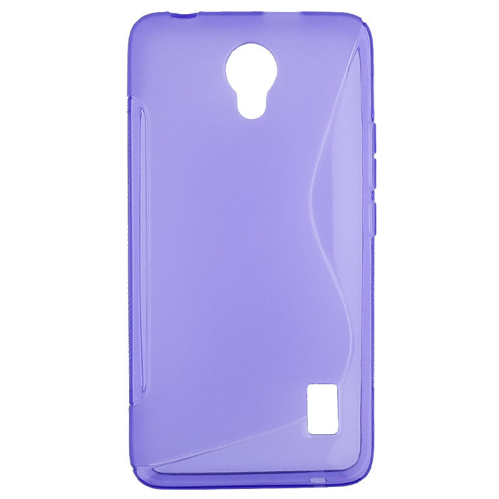 Huawei Y635. Накладка, силикон, тип S, фиолетовый