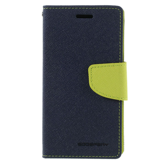 Samsung Note 3. Книжка, Mercury, джинсовый, светло-зеленая вкладка