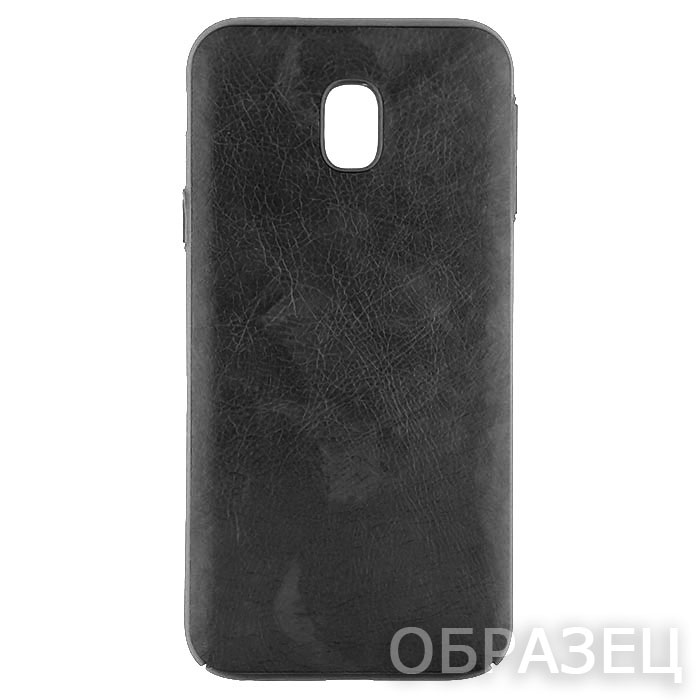 Xiaomi 5X/A1. Накладка, пластик + экокожа, черный
