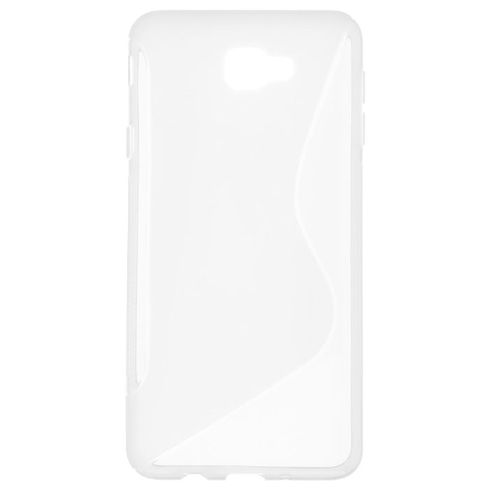 Samsung J7 Prime. Накладка, силикон, тип S, прозрачный