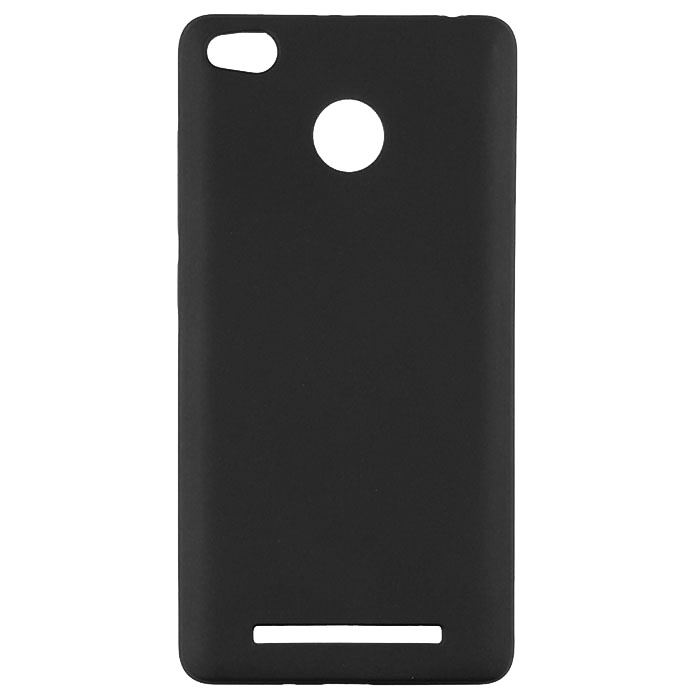 Xiaomi 3x. Накладка, силикон, Soft touch, черный