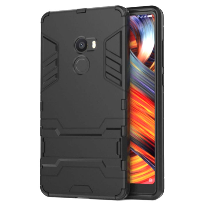 Xiaomi Mix 2. Накладка, противоударный, тип 3, черный