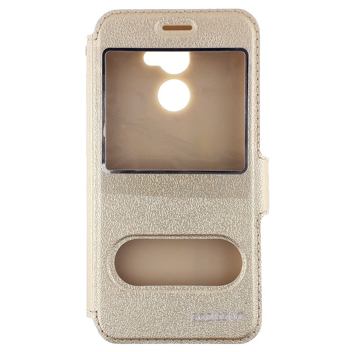 Huawei Y7 Prime. Книжка, Bodiseint, золотой