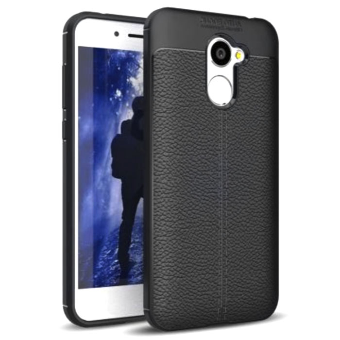 Huawei Y7 Prime. Накладка, силикон, Ultimate Experience, черный