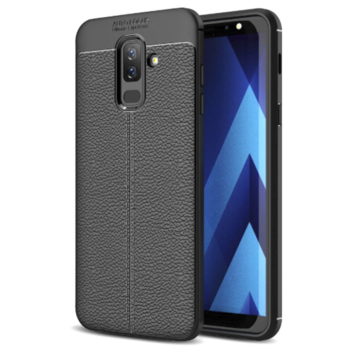 Samsung A6+ 2018. Накладка, силикон, Ultimate Experience, черный