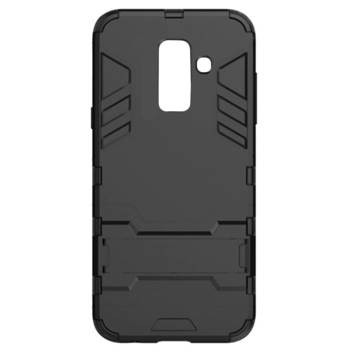 Samsung A6+ 2018. Накладка, противоударный, тип 3, черный
