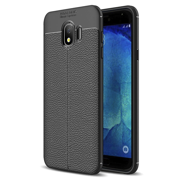 Samsung J4 2018. Накладка, силикон, Ultimate Experience, черный