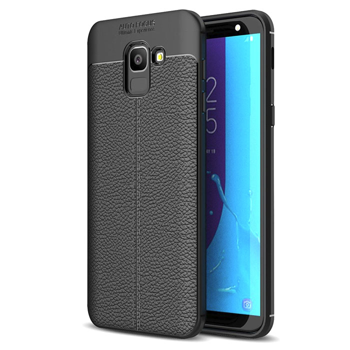 Samsung J6 2018. Накладка, силикон, Ultimate Experience, черный