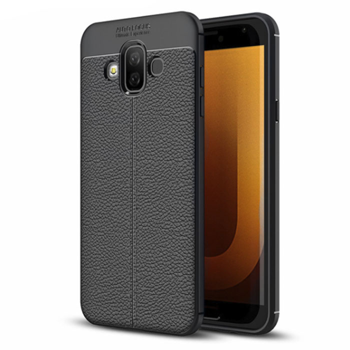 Samsung J7 Duo 2018. Накладка, силикон, Ultimate Experience, черный