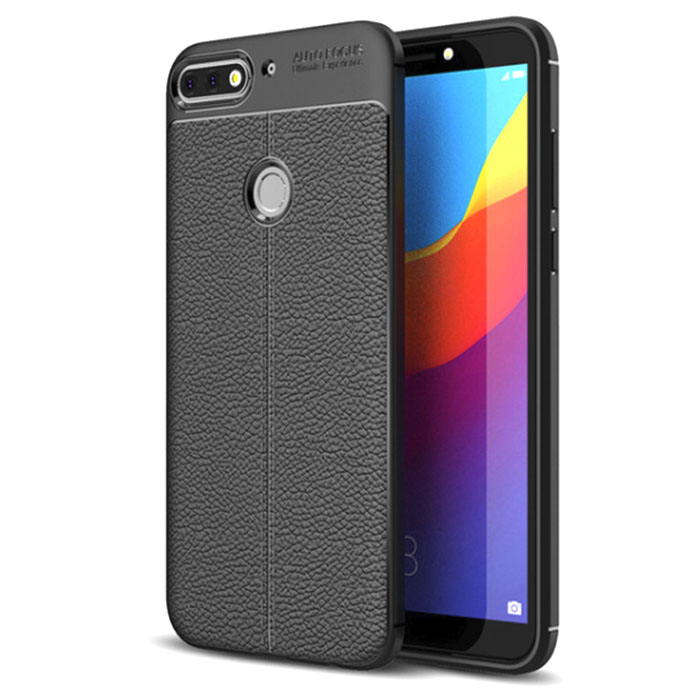 Huawei Honor 7C Pro. Накладка, силикон, Ultimate Experience, черный